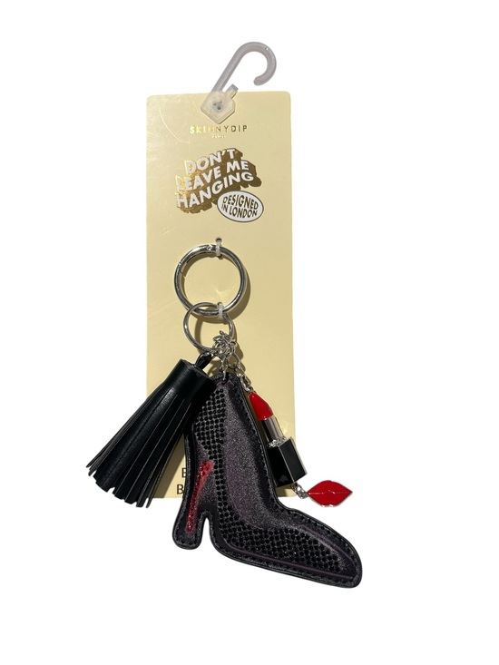 Accessories - Black & Red High Heel Keychain Charm